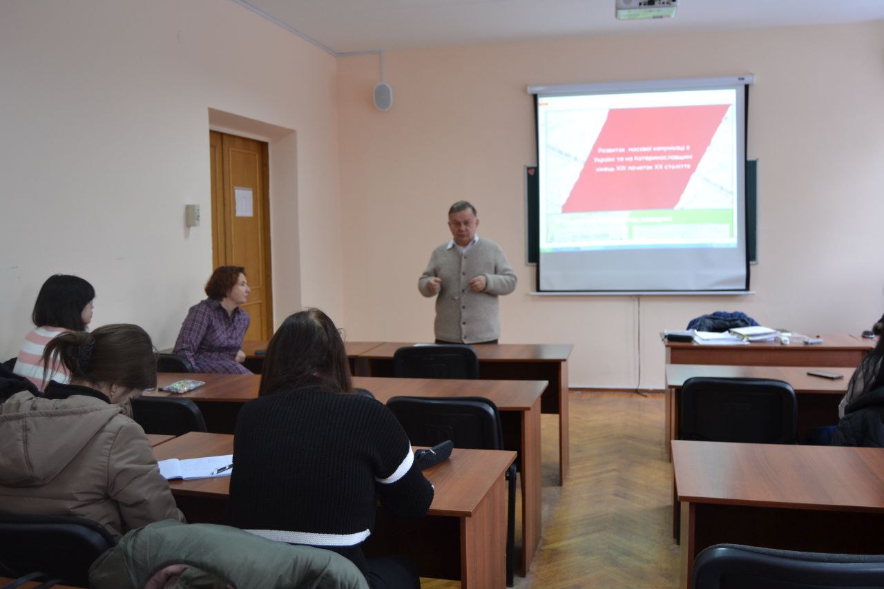 Відкрита лекція журналіста та письменника Миколи Чабана для студентів спеціальності «Журналістика»