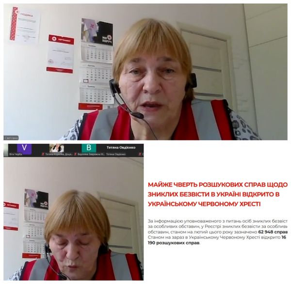Знайомство із роботою служби розшуку зниклих безвісті товариства Червоного Хреста