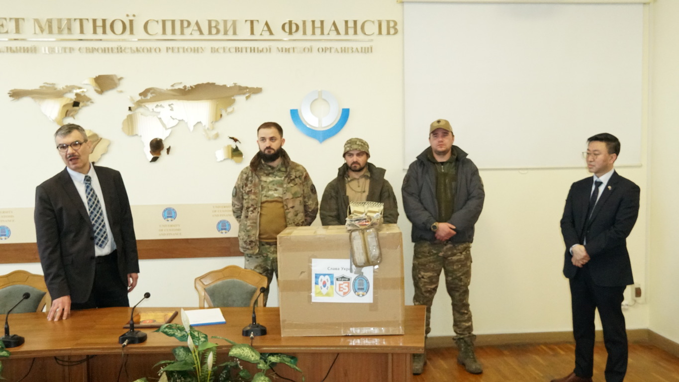Корейські партнери передали допомогу 11-й бригаді Нацгвардії України