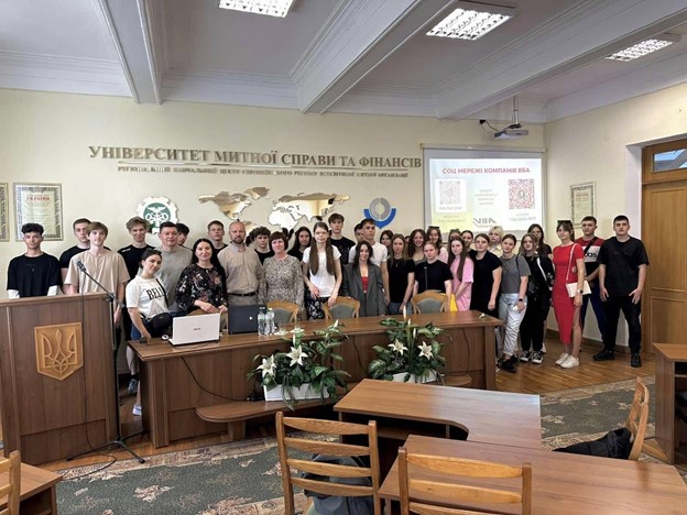 Студенти-маркетологи на гостьовій лекції від ВБА Trade Group!