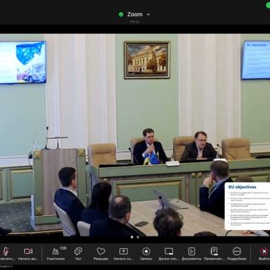 Відкрита лекції професора Дайніуса Жалімаса  на тему “The Role of the European Parliament within the European integration and Support to Ukraine”