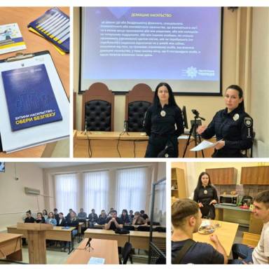 Бінарне заняття з дисципліни «Протидія та запобігання домашньому насильству»