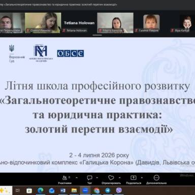 «Загальнотеоретичне правознавство та юридична практика: золотий перетин взаємодії»