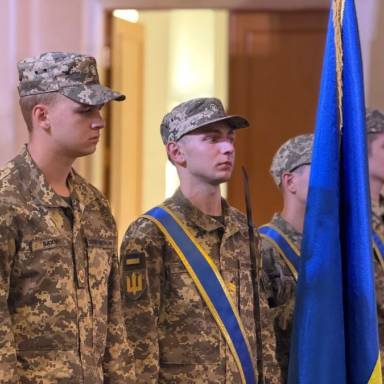 Вихованці п’ятого випуску кафедри військової підготовки УМСФ склали військову присягу